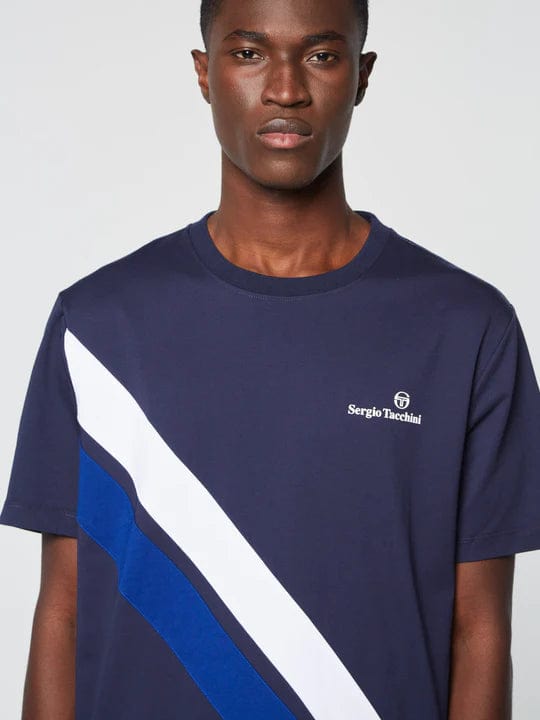 Men's Sergio Tacchini Ortica Tennis T-Shirt Men's Clothing 