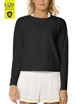 Lucky In Love Women's Tennis Long Sleeve (Semi-Fitted) - Hype L/S Women's Clothing 