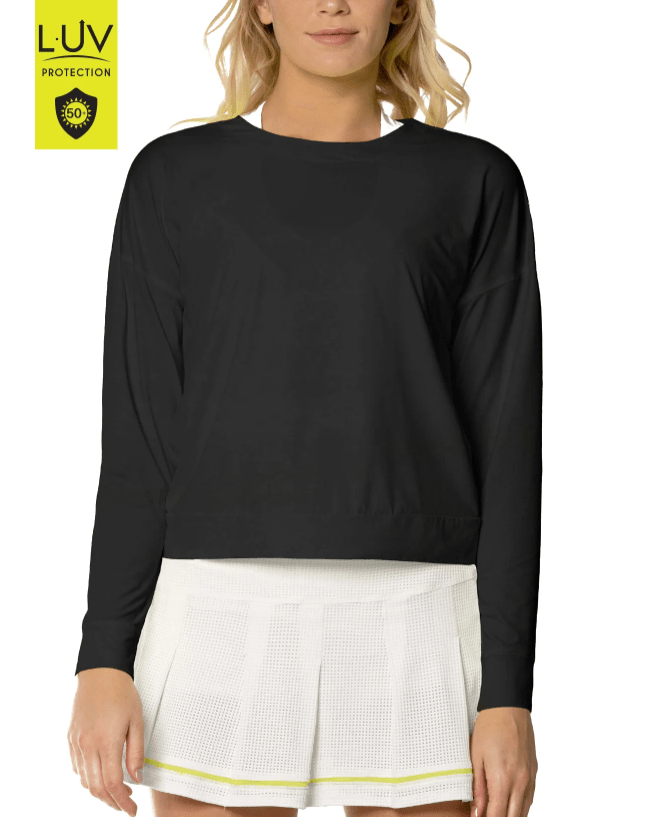 Lucky In Love Women's Tennis Long Sleeve (Semi-Fitted) - Hype L/S Women's Clothing 