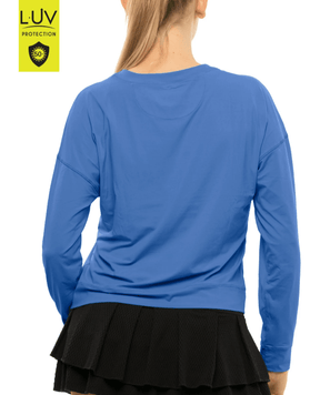 Lucky In Love Women's Tennis Long Sleeve (Semi-Fitted) - Hype L/S Women's Clothing 
