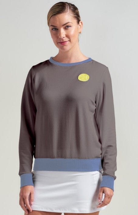 L'Oeuf Poché Women's Tennis Ball Sweatshirt Women's Clothing 