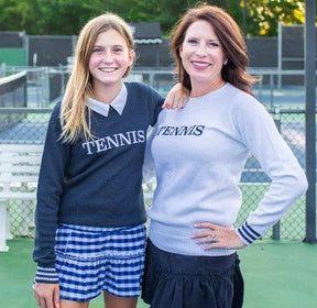 Bubble Women's Knit Tennis Sweater Women's Clothing 