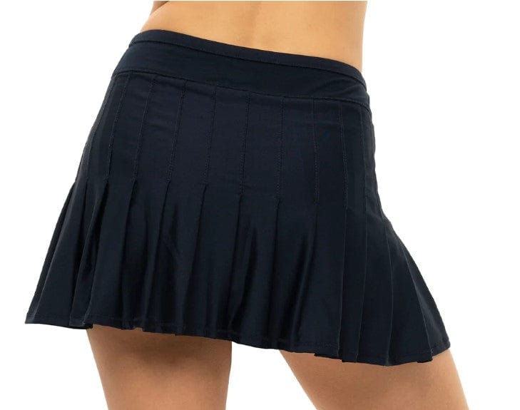 Lucky In Love Womens Long Retro Pleated Tennis Skirt Women's Clothing 