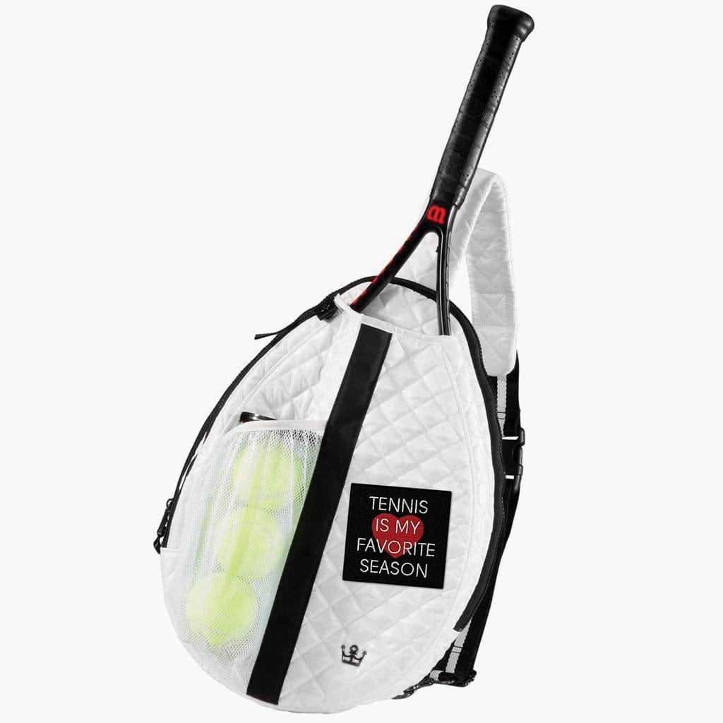 Oliver Thomas 24 +7 Wingwoman Tennis Pickle Sling - White Tennis Bags 
