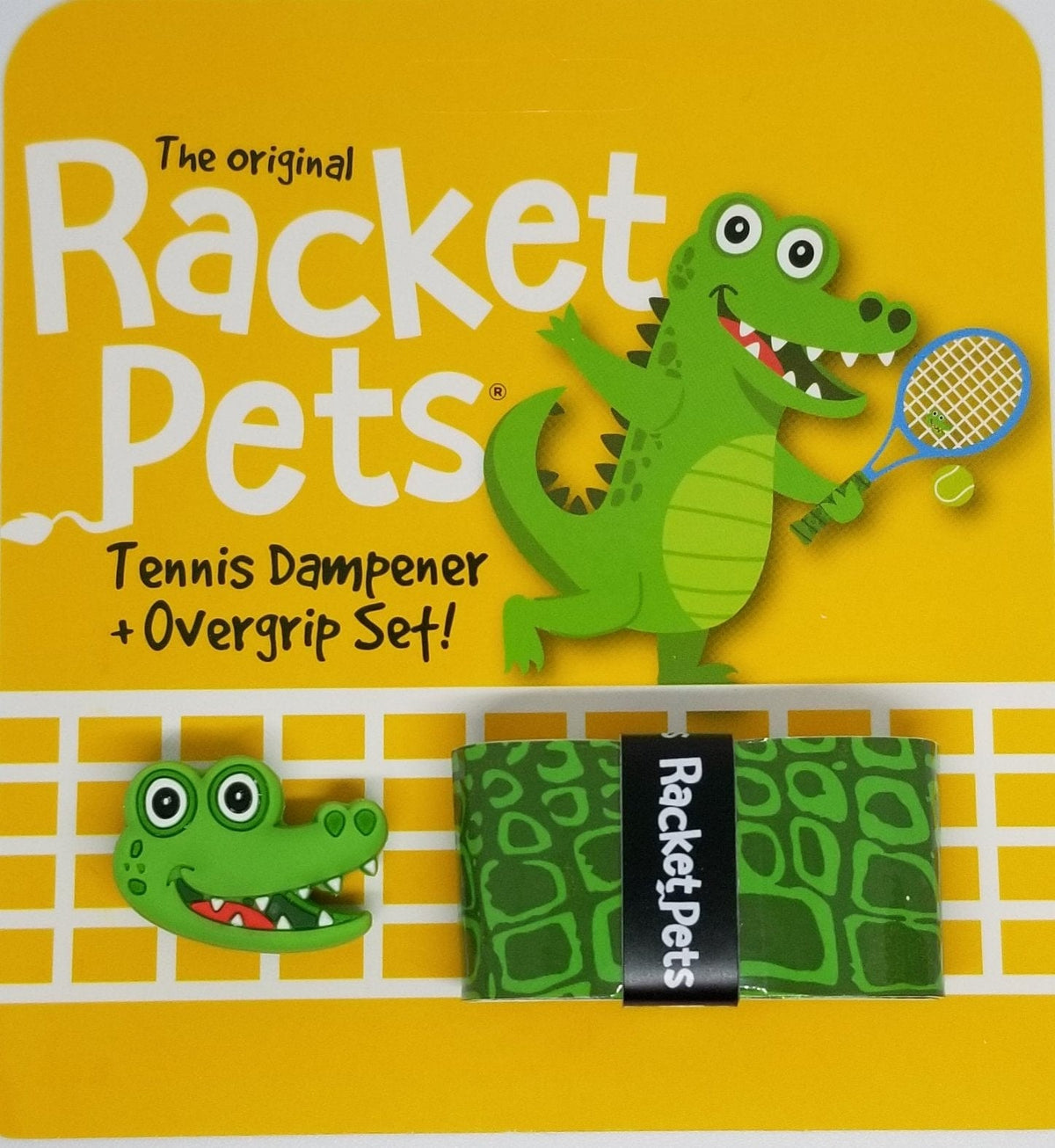 Racket Pets Alligator Overgrip & Dampener Set Tennis Overgrip 