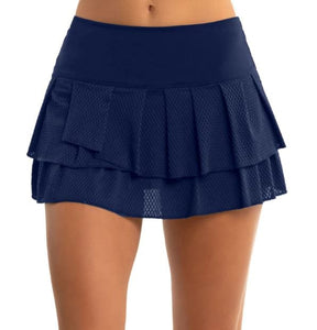 Women's Lucky in Love Wavy Pleat Tier Skirt Women's Clothing 