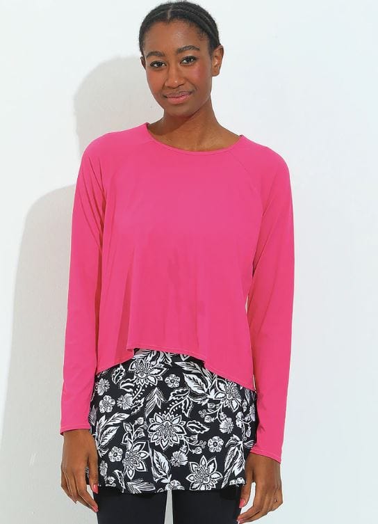 Dona Jo Women's Move Tennis Long Sleeve Shirt Women's Clothing 