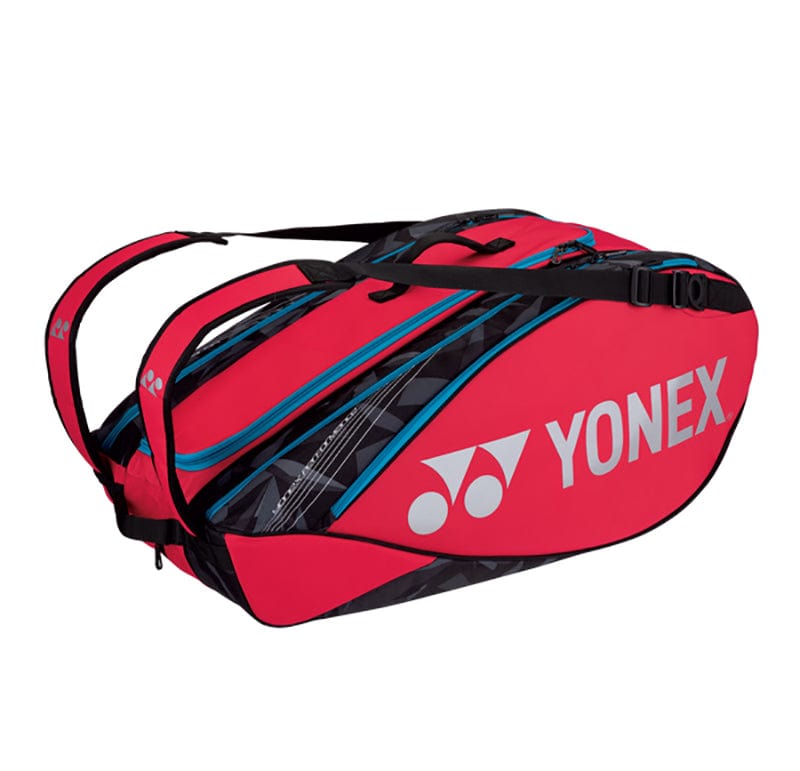 Yonex 2023 Pro Racquet 9-Pack Tennis Racquet Bag-Scarlet Tennis Bags 