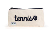 Ame & LuLu Canvas Brush It Off Cosmetic Case Tennis Bags 