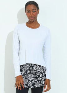 Dona Jo Women's Move Tennis Long Sleeve Shirt Women's Clothing 