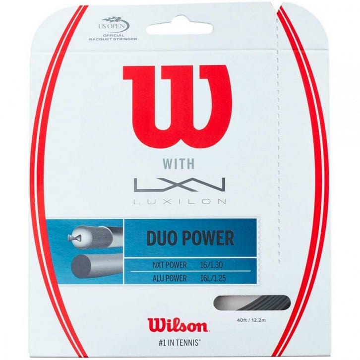 Wilson with Luxilon Duo Power Tennis String Set Tennis Strings 